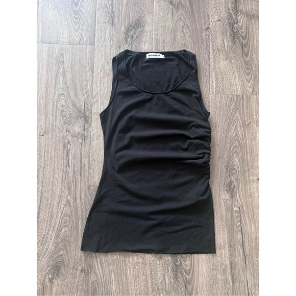 Jil Sander  ruched sides tank top - Picture 1 of 4